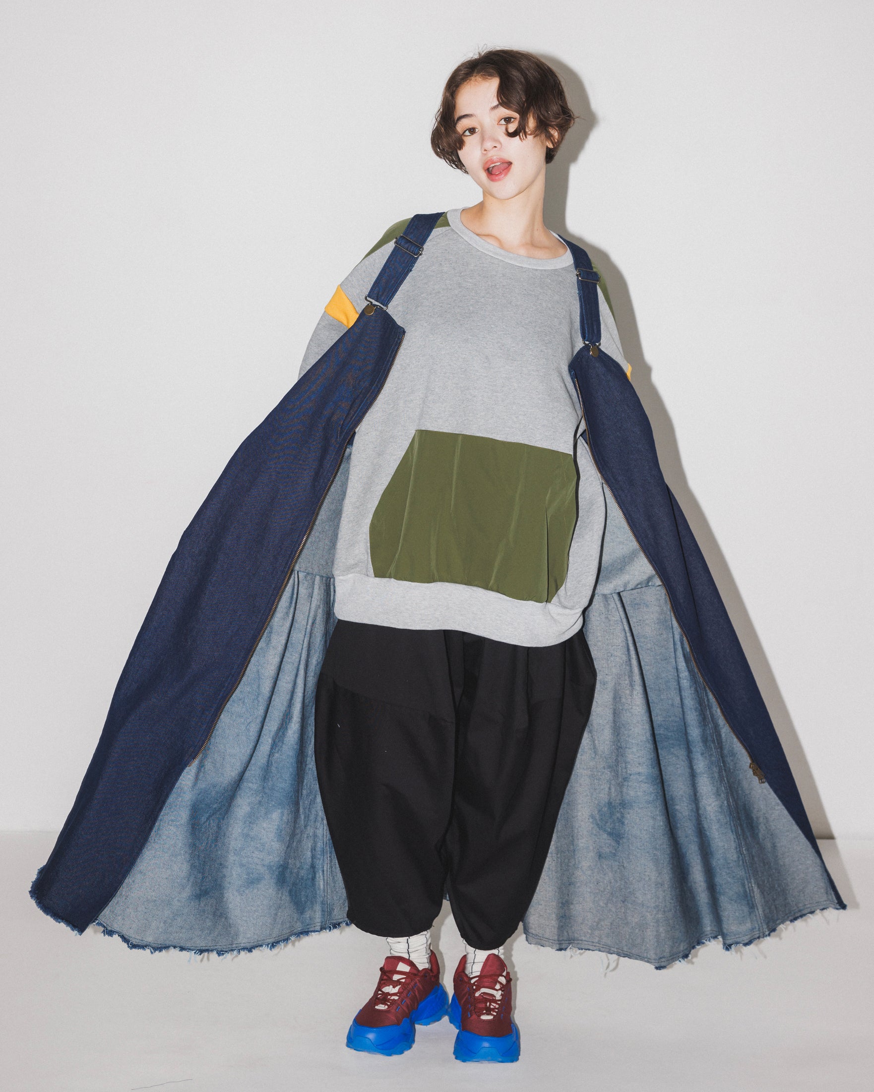 44-nf24-887-714/トリコロール トレーナー