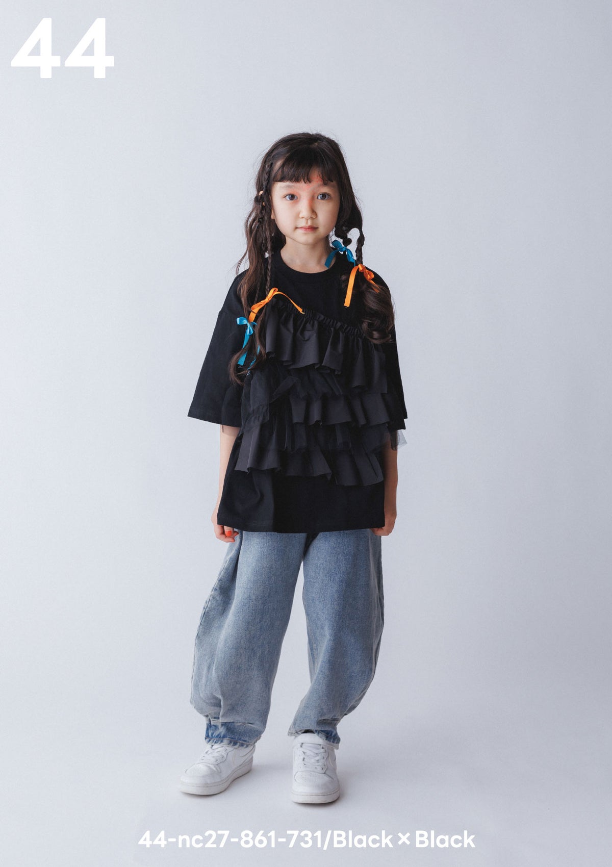 <27SS ご予約分>44-nc27-861-731 ミルフィーユフリルＴシャツ