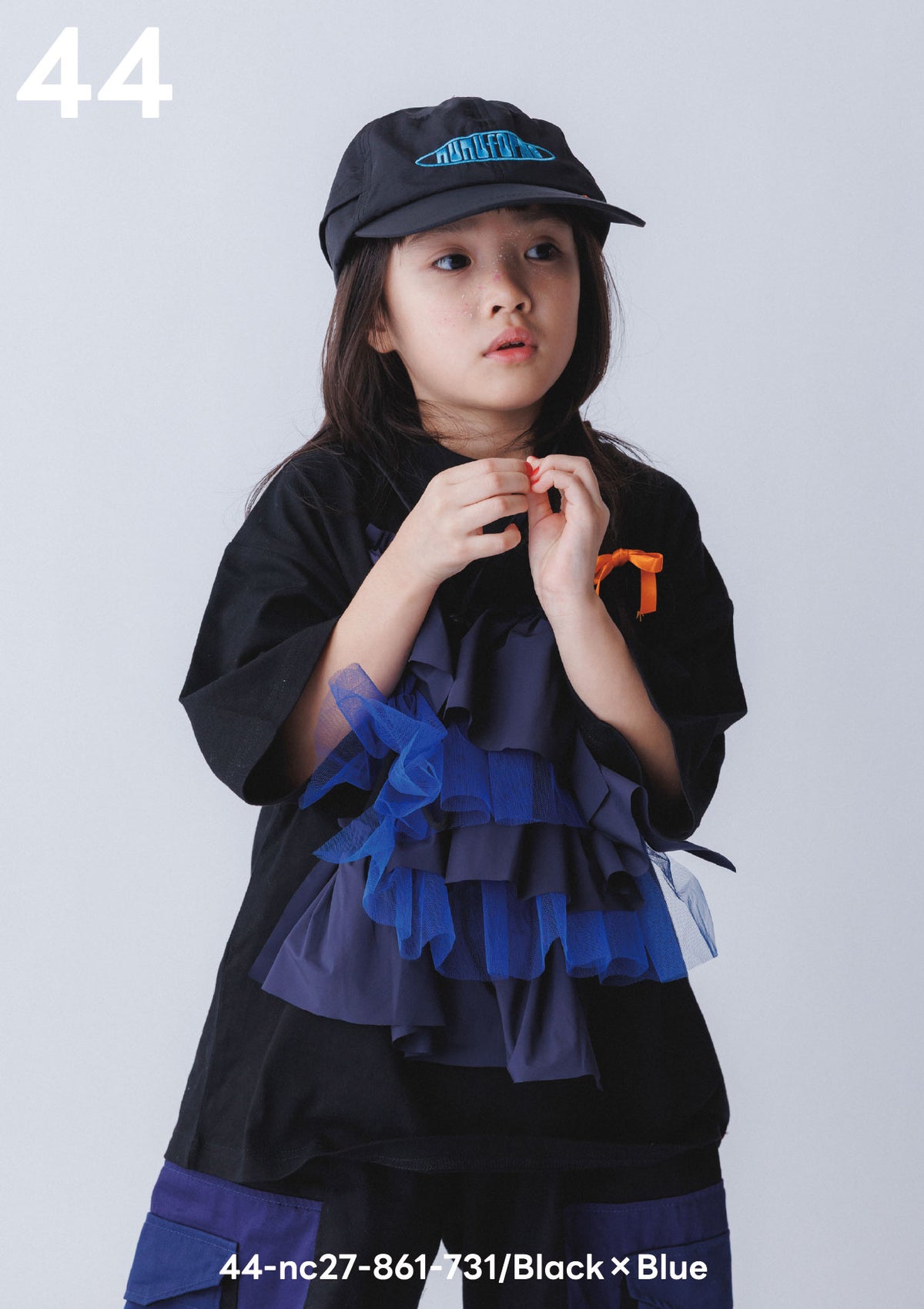 <27SS ご予約分>44-nc27-861-731 ミルフィーユフリルＴシャツ