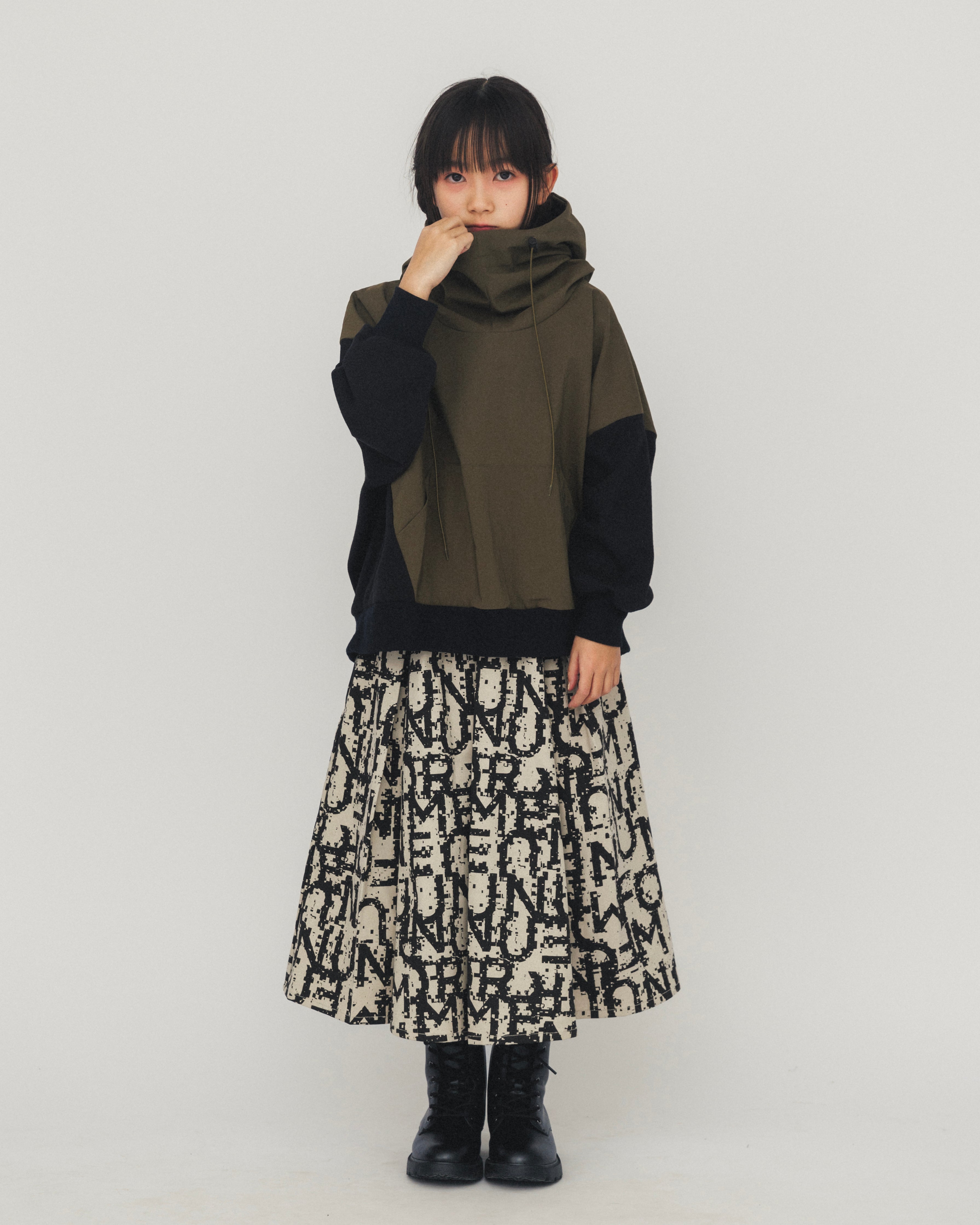 46-nf24-965-714A/ミックス パーカー