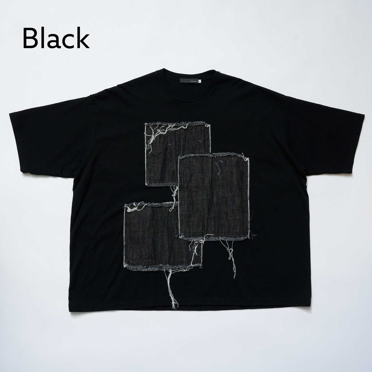 <27SS ご予約分>49-nf27-865-505 デニムパッチＴシャツ