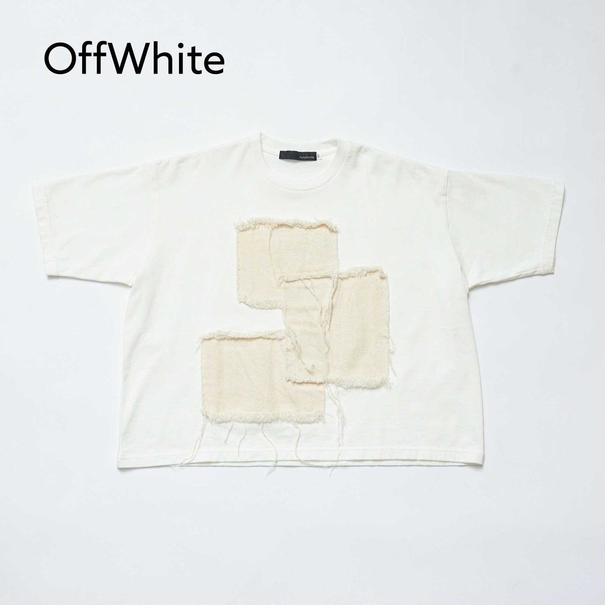 <27SS ご予約分>49-nf27-865-505 デニムパッチＴシャツ
