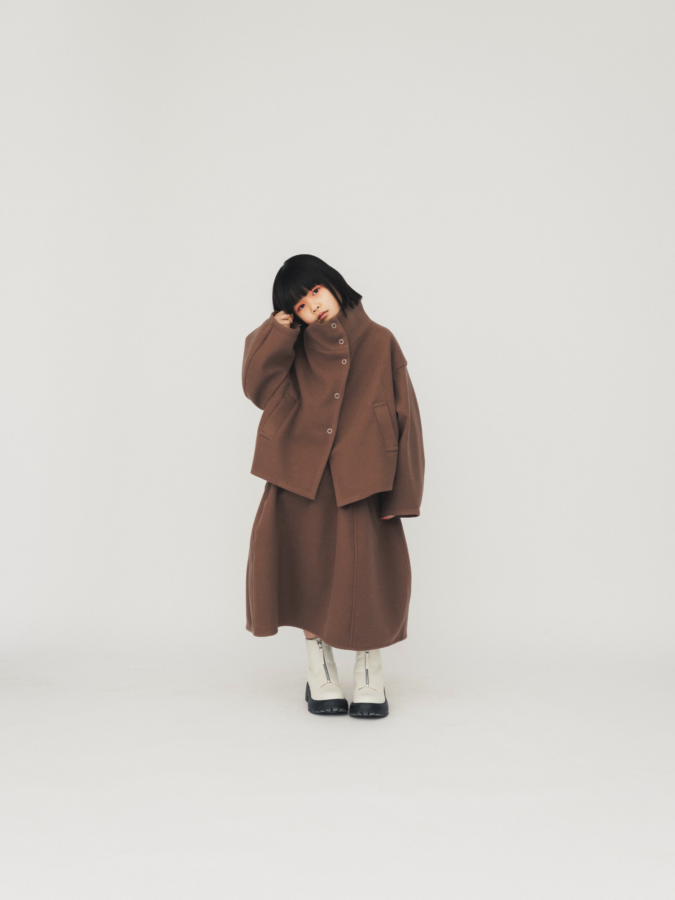 50-nf24-714-237/メルトン スカート