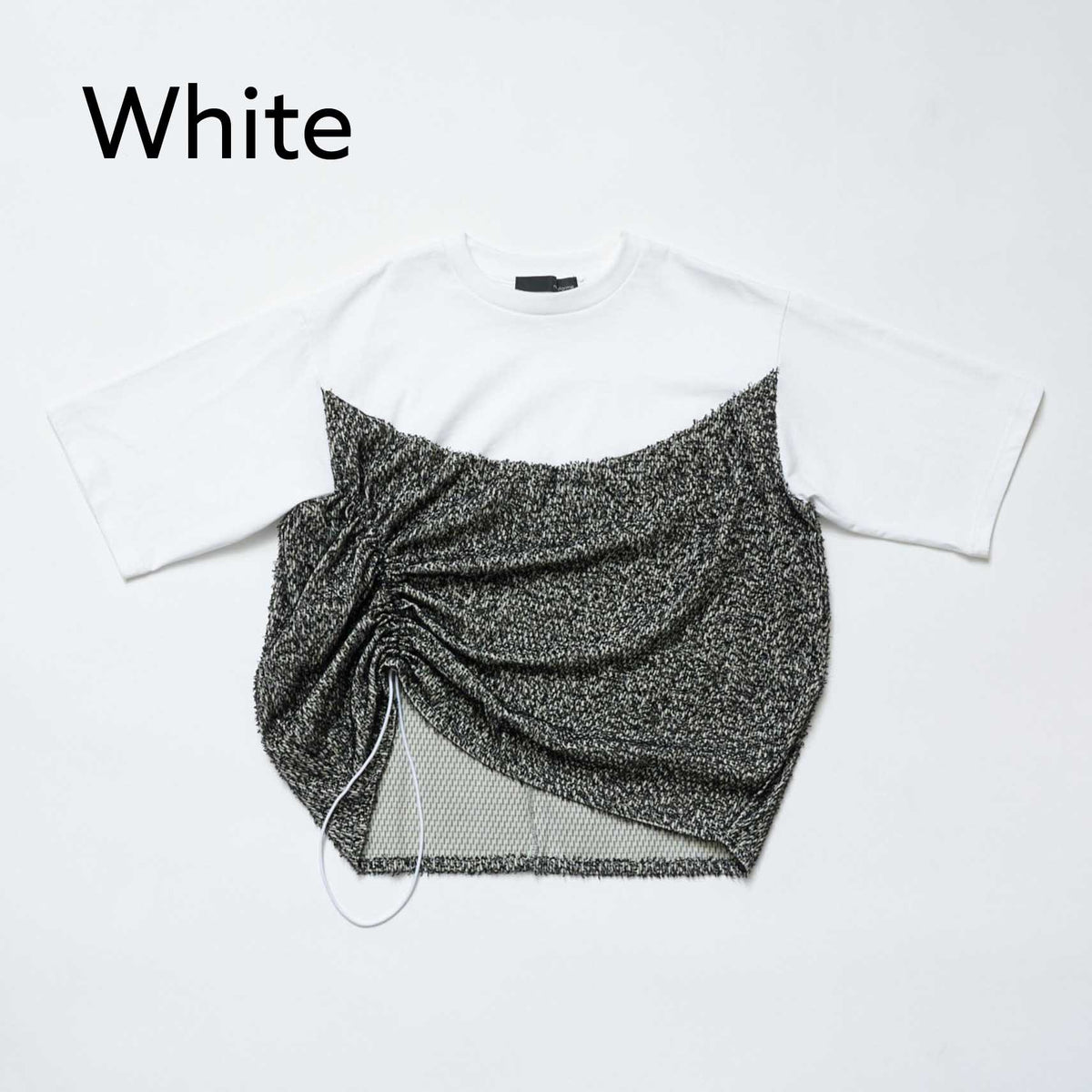 <27SS ご予約分>50-nf27-837-506 ラウンドドロストＴシャツ