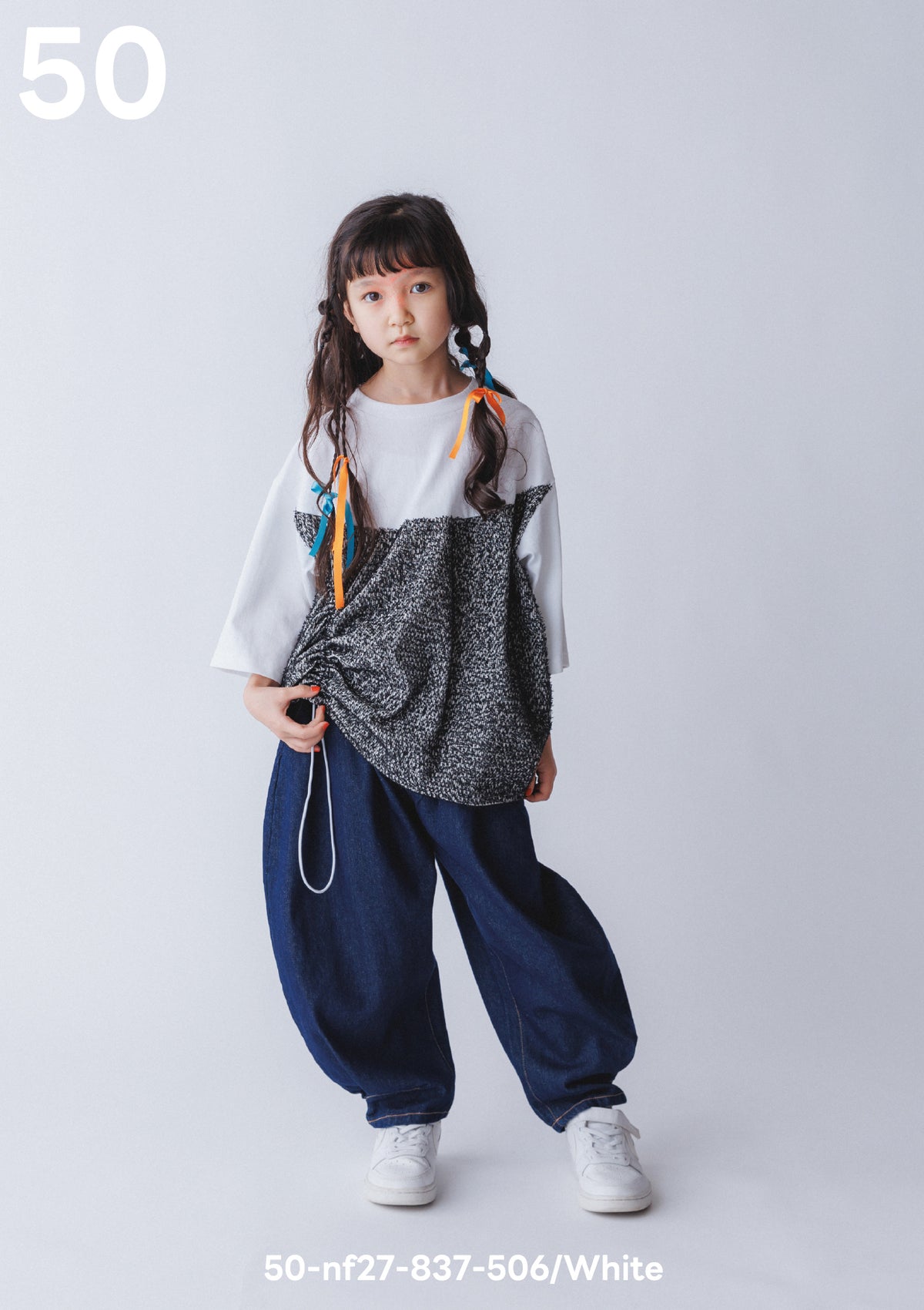 <27SS ご予約分>50-nf27-837-506 ラウンドドロストＴシャツ