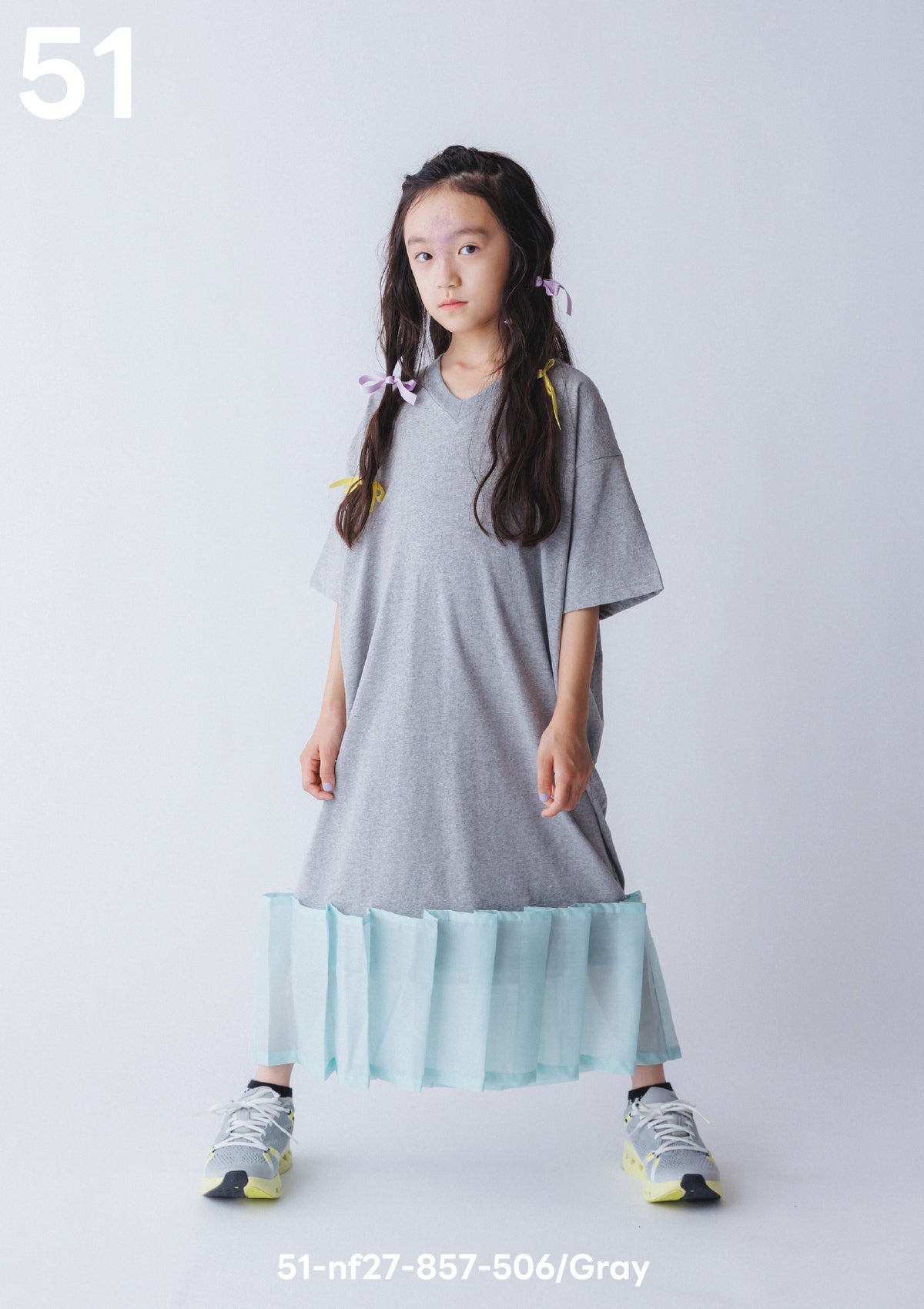 <27SS ご予約分>51-nf27-857-506 アーチフリルワンピース