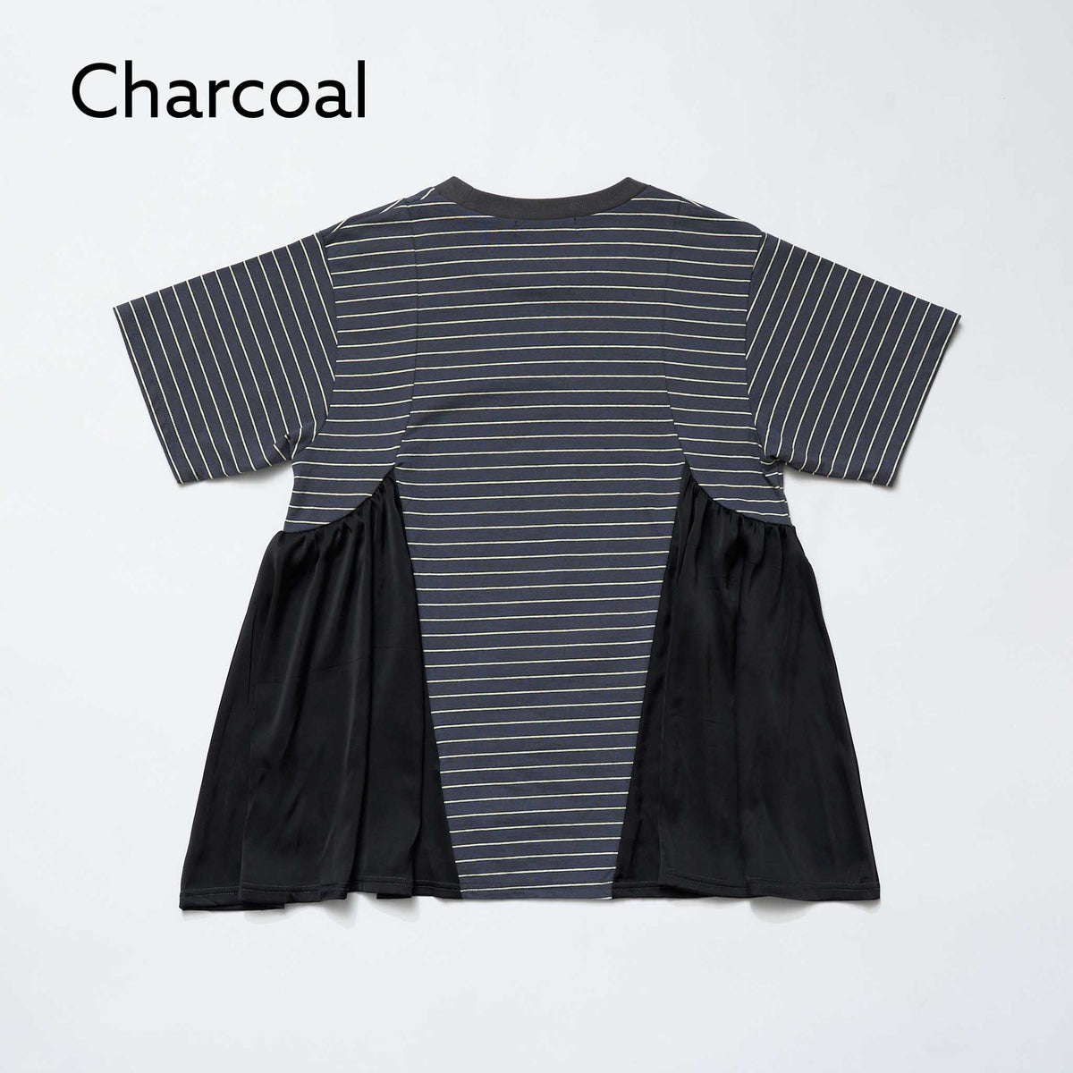 <27SS ご予約分>53-nf27-858-726A サイドギャザーＴシャツ