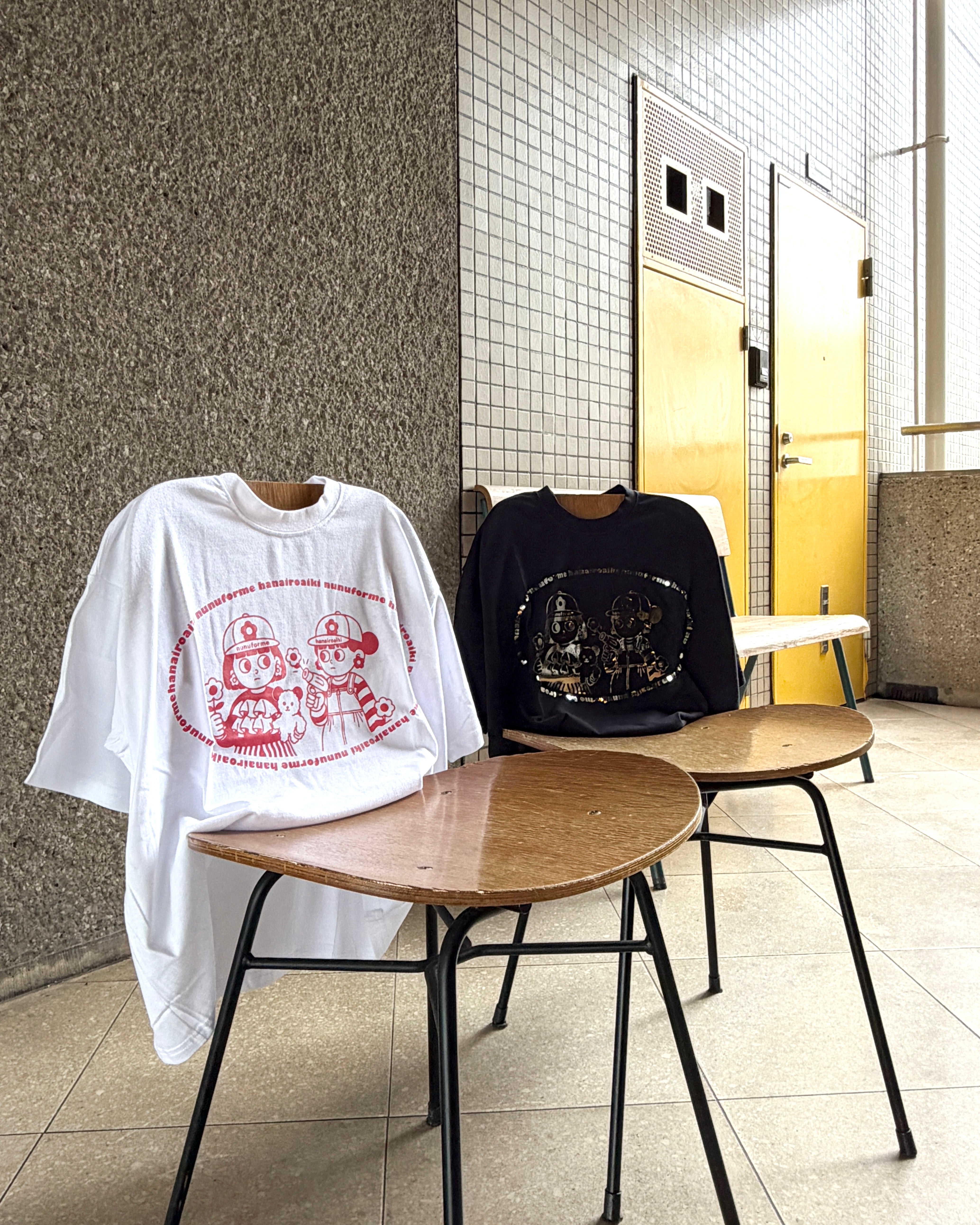 ＜WEB限定＞hanairoaik × nunuforme コラボT