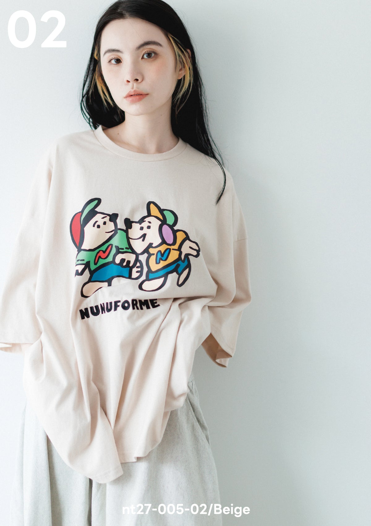 <27SS ご予約分>nt27-005-02A　2匹のINUINU T