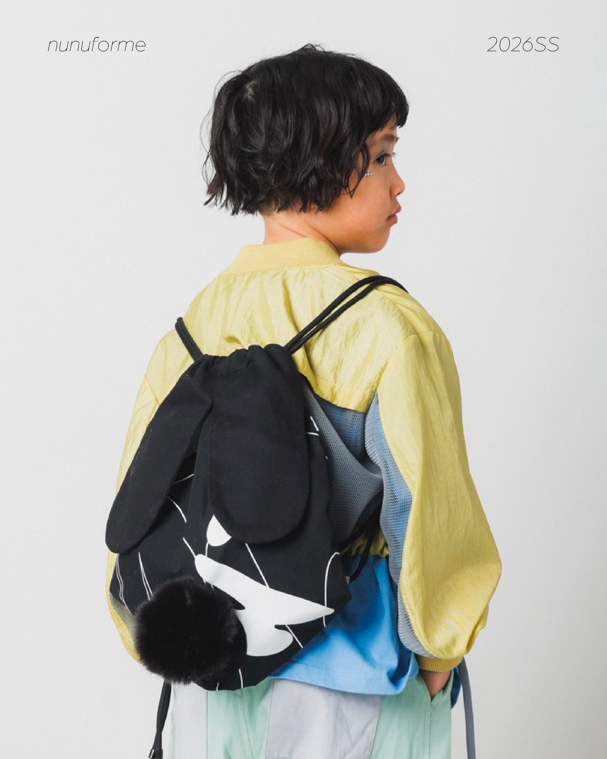 ＜WEB限定＞受注会 / yoccoh×nunuformeドローストリングバッグ / yoccoh01