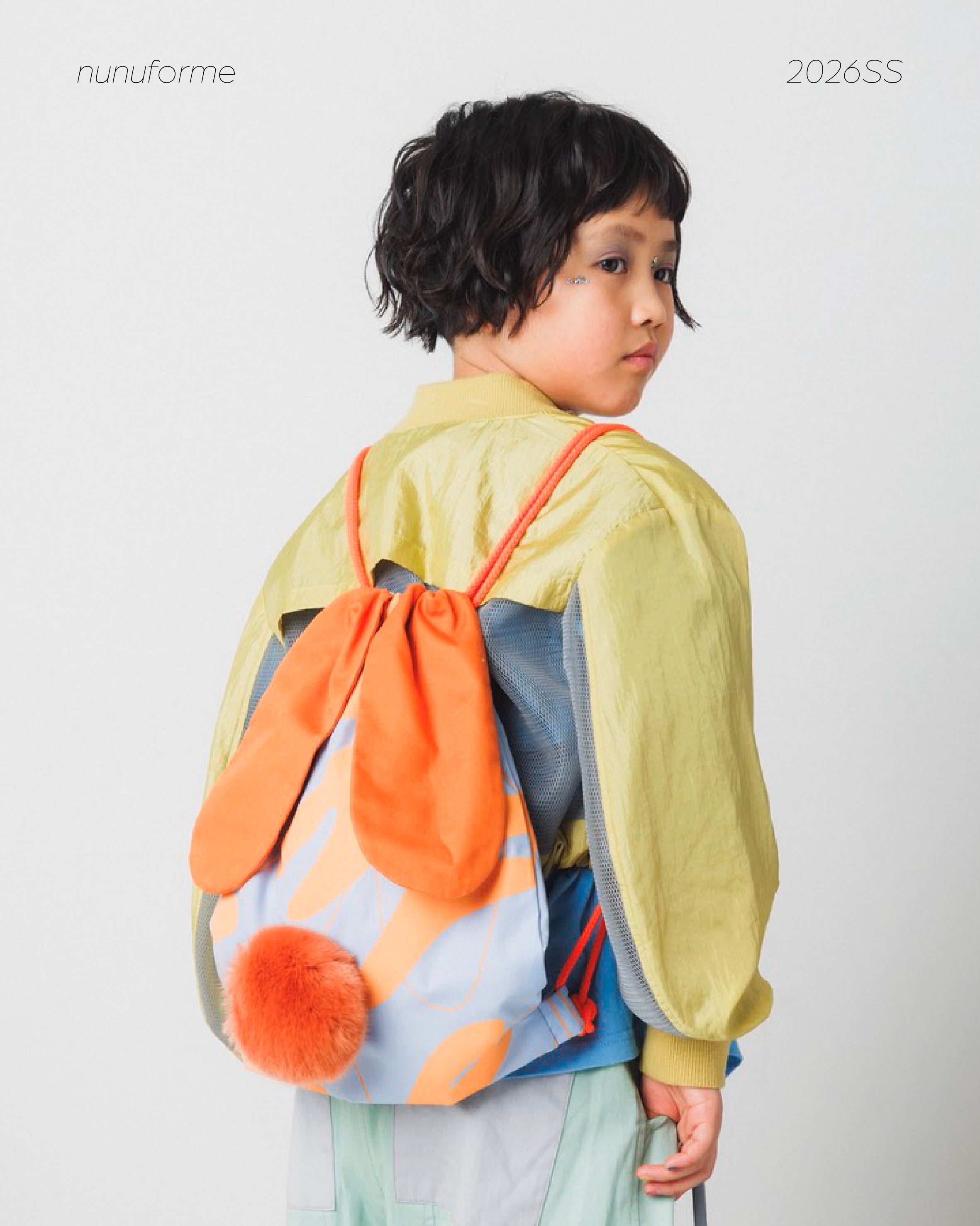 ＜WEB限定＞受注会 / yoccoh×nunuformeドローストリングバッグ / yoccoh01