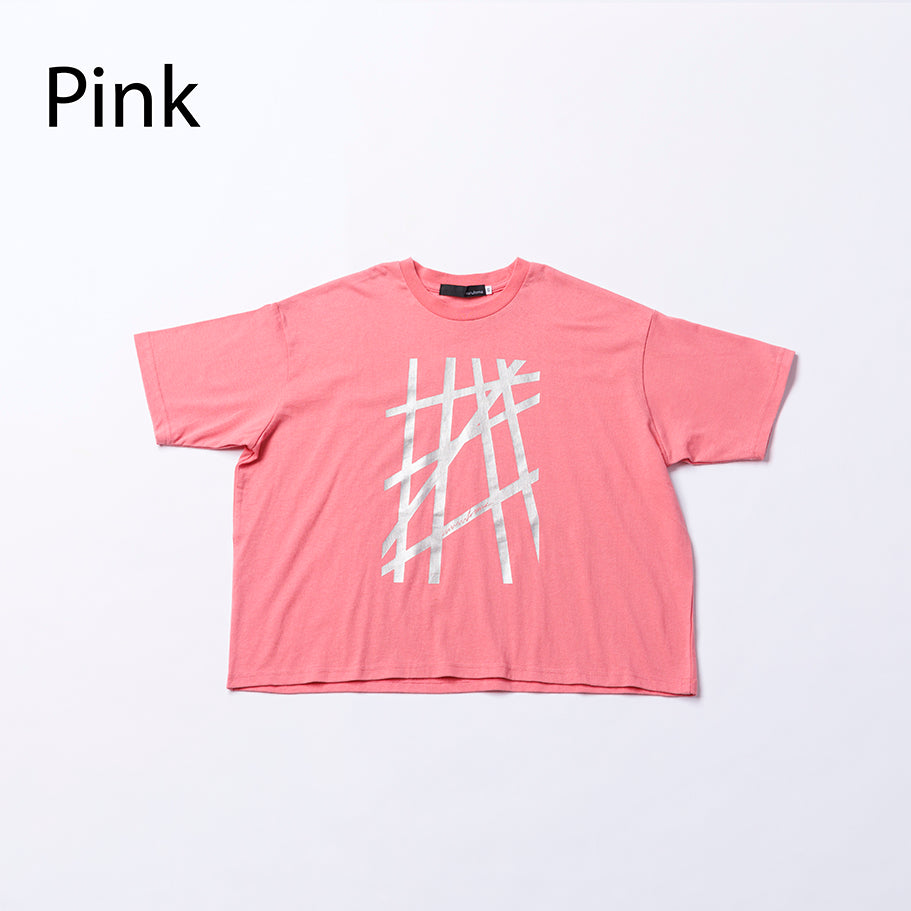 nt25-005-02 ラインプリントT