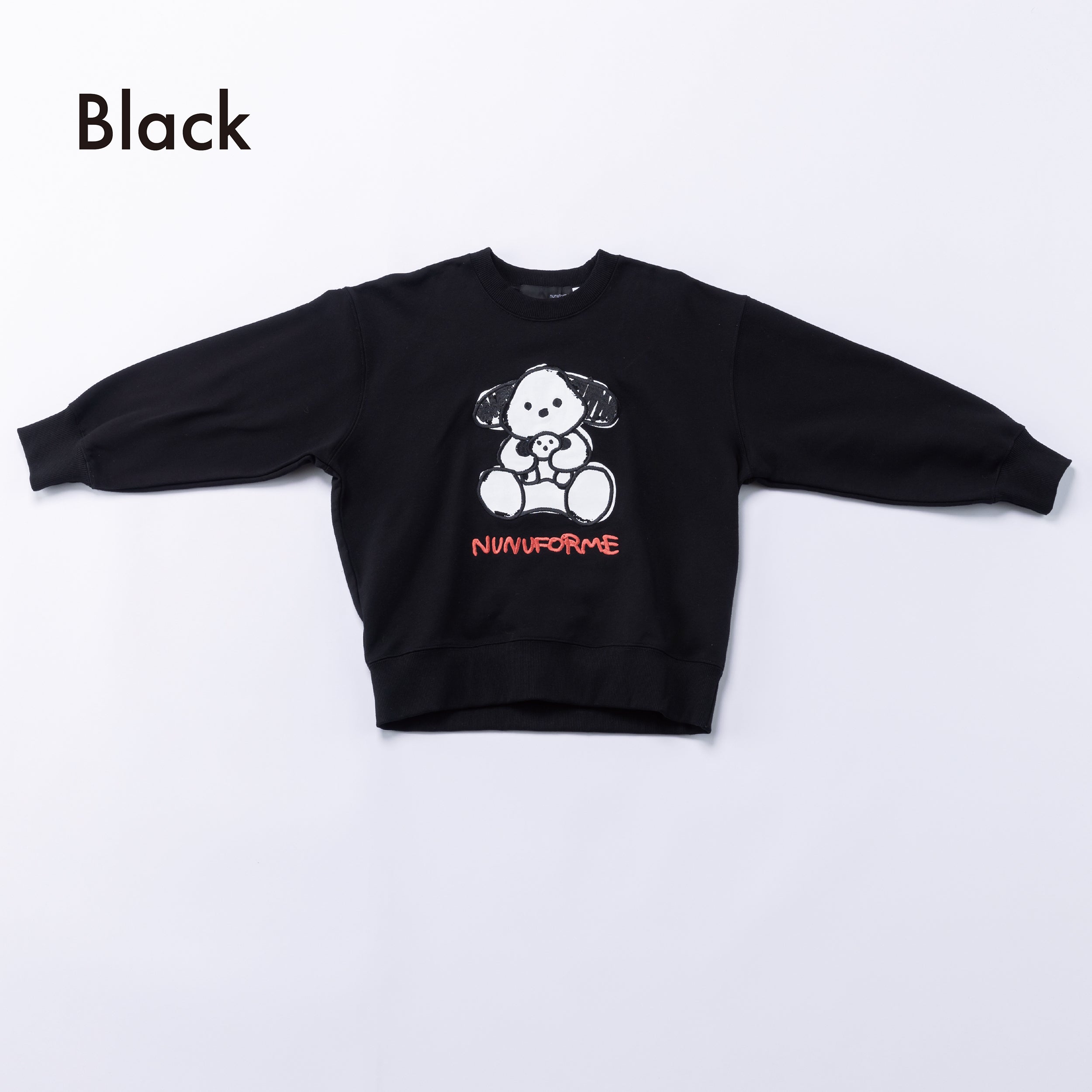 〈2026年秋冬 予約分〉nt26-002-10A/ゆるinuinu刺繍トレーナー